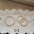 Elegante Set Orecchini e bracciale artigianali